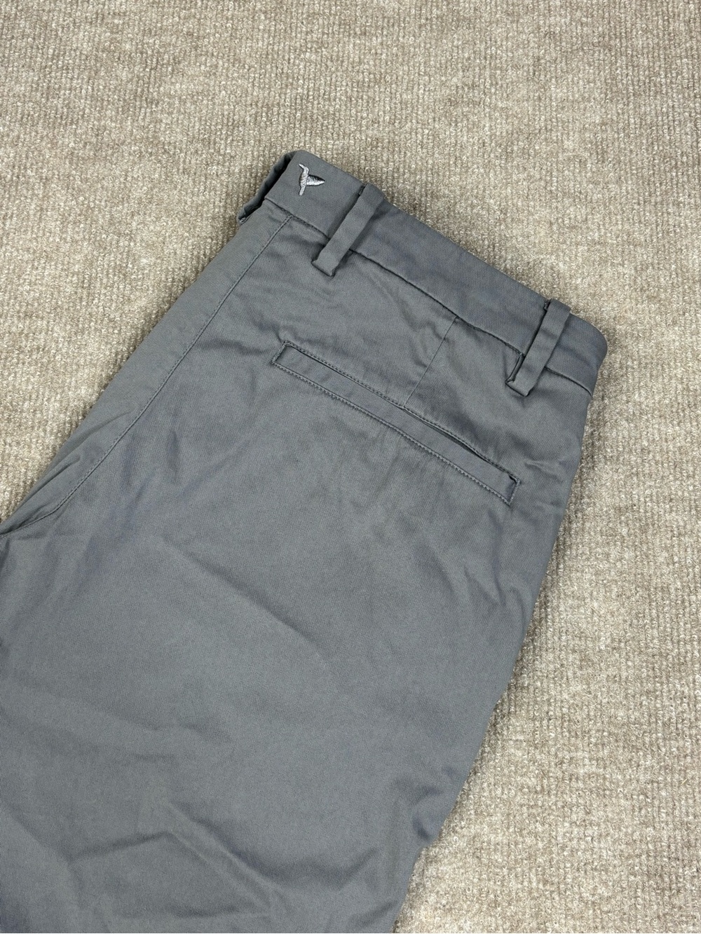 Birddogs Pants Mens 30x28 Gray Chino Regular Fit Stretch Travel Casual Pockets
